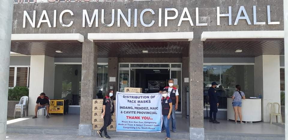 Kahon Kahong Libreng Facemask Para sa Bayan ng Naic, Cavite, Ipinamahagi