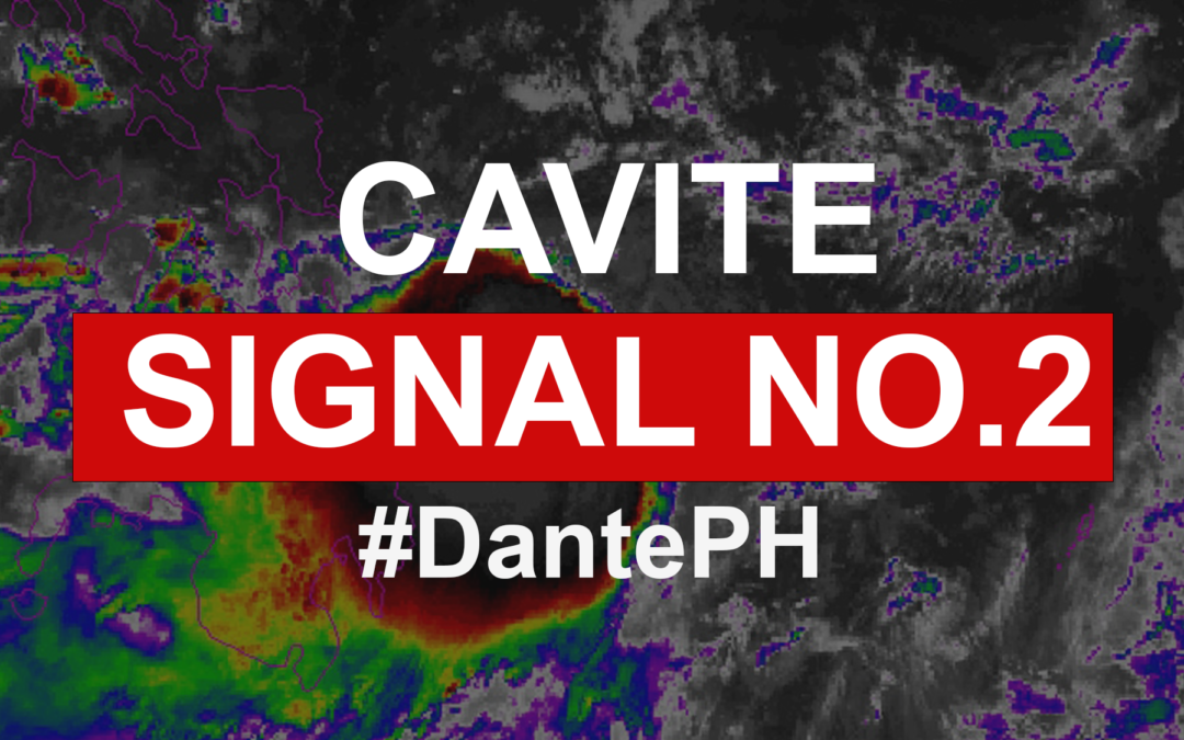 Signal No. 2 na ang Cavite Province