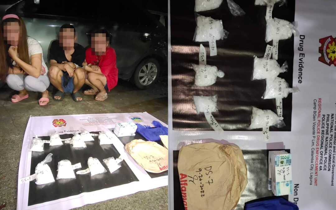 3 katao, arestado matapos mahulihan ng P5.7 milyon na droga