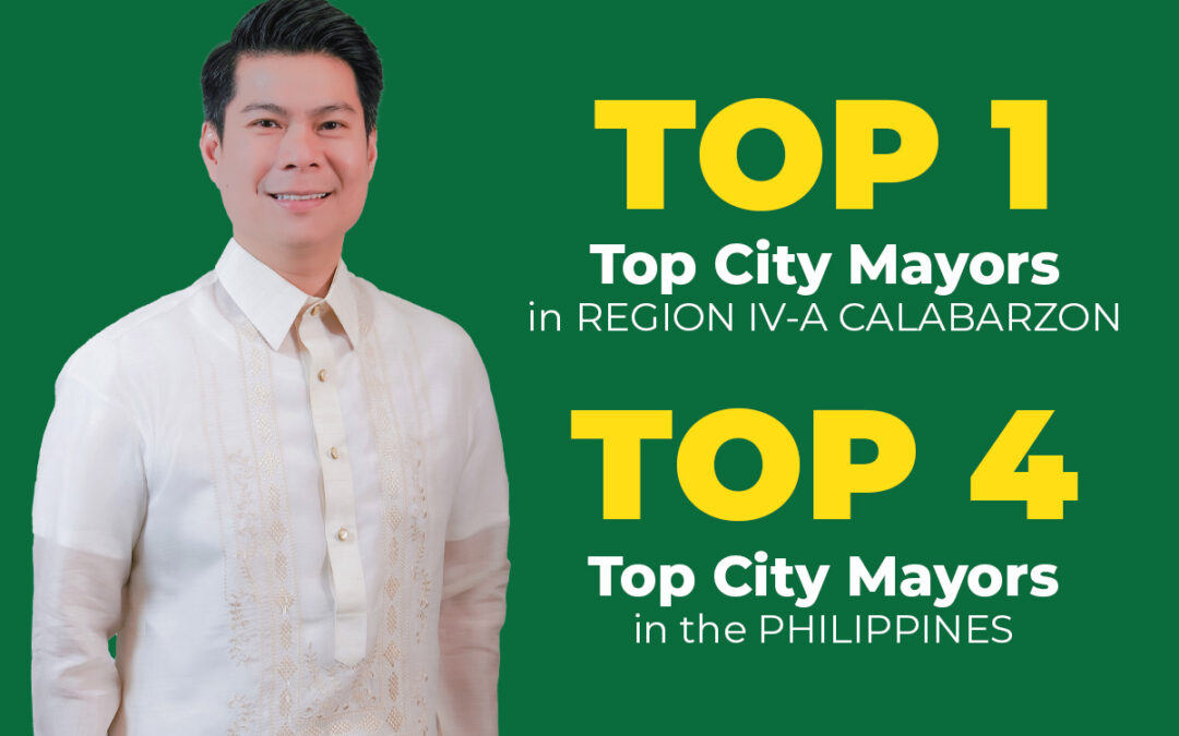 Cavite City Mayor Denver Chua nag Top 1 sa Top Performing City Mayor’s sa CALABARZON at Top 4 naman sa buong Pilipinas